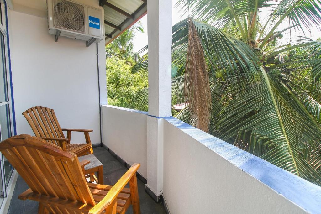 Balkón nebo terasa v ubytování FEEL Villa