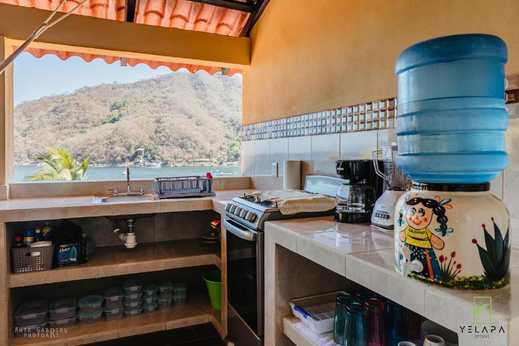 Kuchyň nebo kuchyňský kout v ubytování Casa Berita