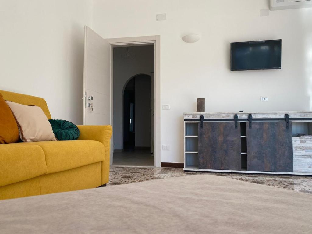 TV a/nebo společenská místnost v ubytování ViaMazzini24-Suite