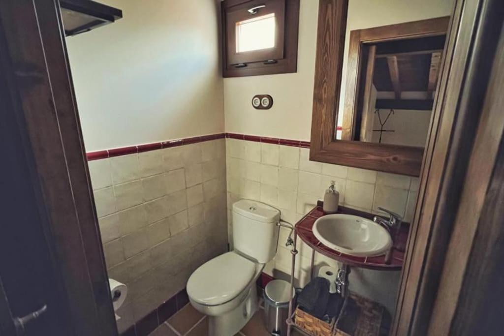 Koupelna v ubytování La casa de la abuela Amalia