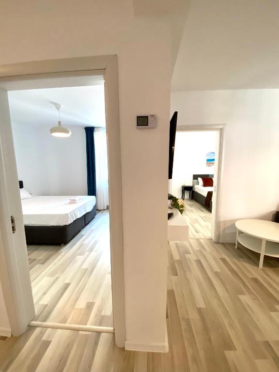 Postel nebo postele na pokoji v ubytování Apartament D30 Beach