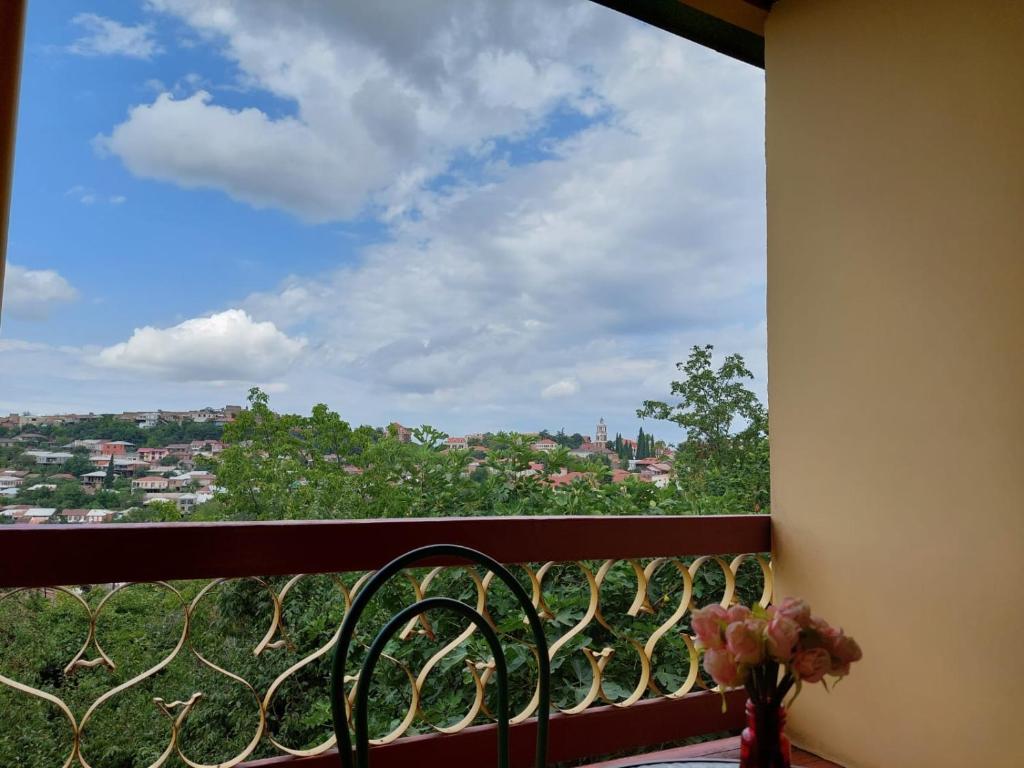 Balkón nebo terasa v ubytování Guesthouse ''Door'' in Sighnaghi