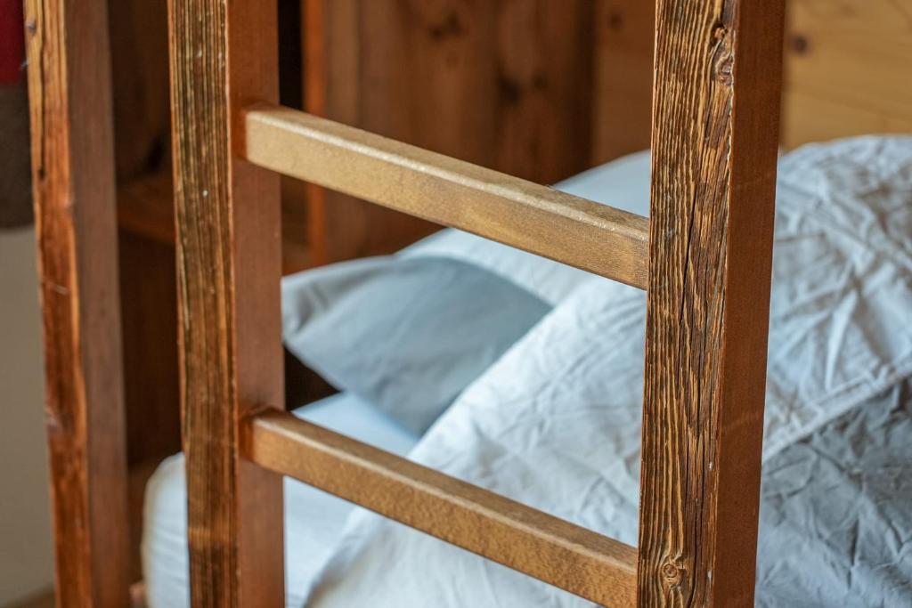 Postel nebo postele na pokoji v ubytování Chalet t'Alpa