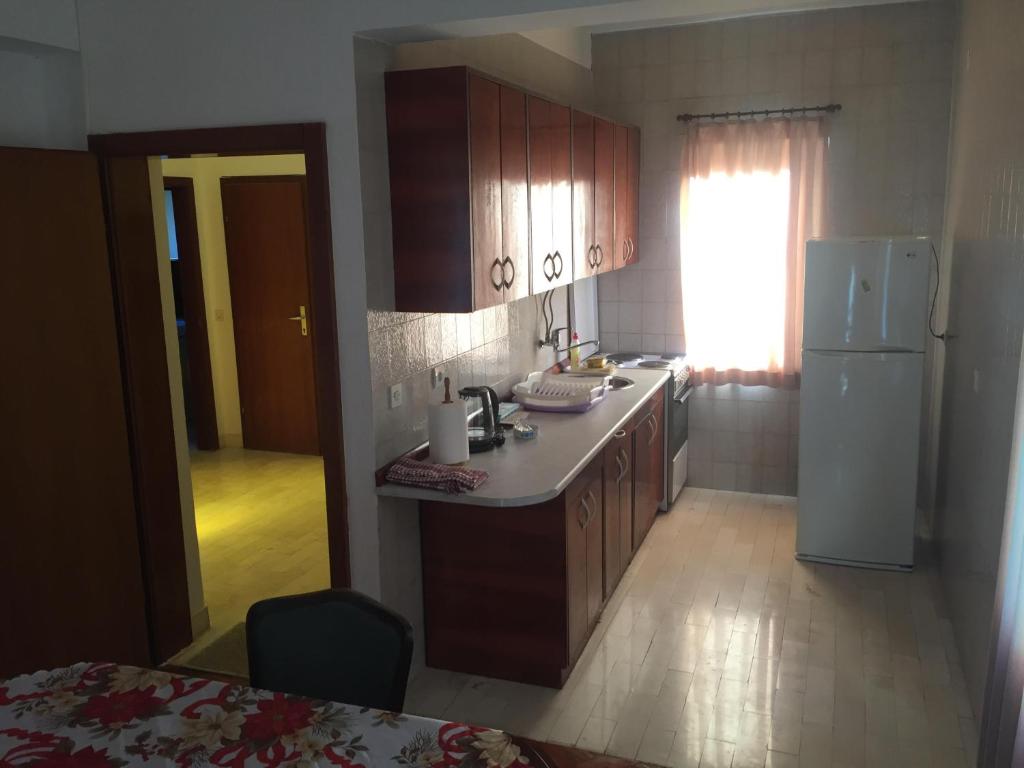 Kuchyň nebo kuchyňský kout v ubytování Apartman-Fenix