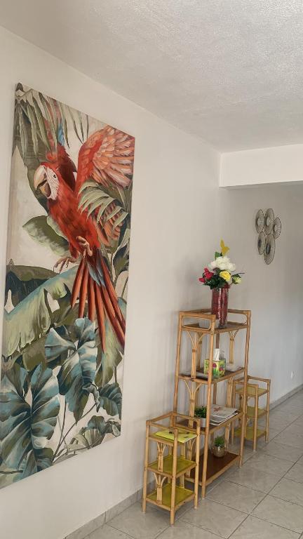 Posezení v ubytování villa des aigles