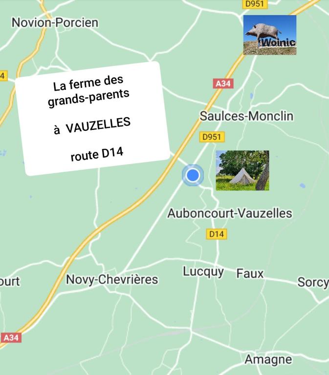 Fotografie z fotogalerie ubytování "la ferme des grands-parents" v destinaci Auboncourt-Vauzelles
