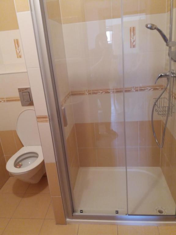 Koupelna v ubytování Apartmány Na Valše