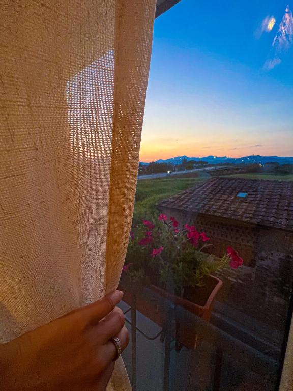 Balkón nebo terasa v ubytování NEW! -Verderame Rooms & Suite in Lucca