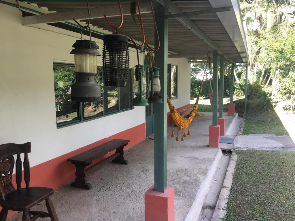 Zahrada ubytování Finca La Belleza-Villeta