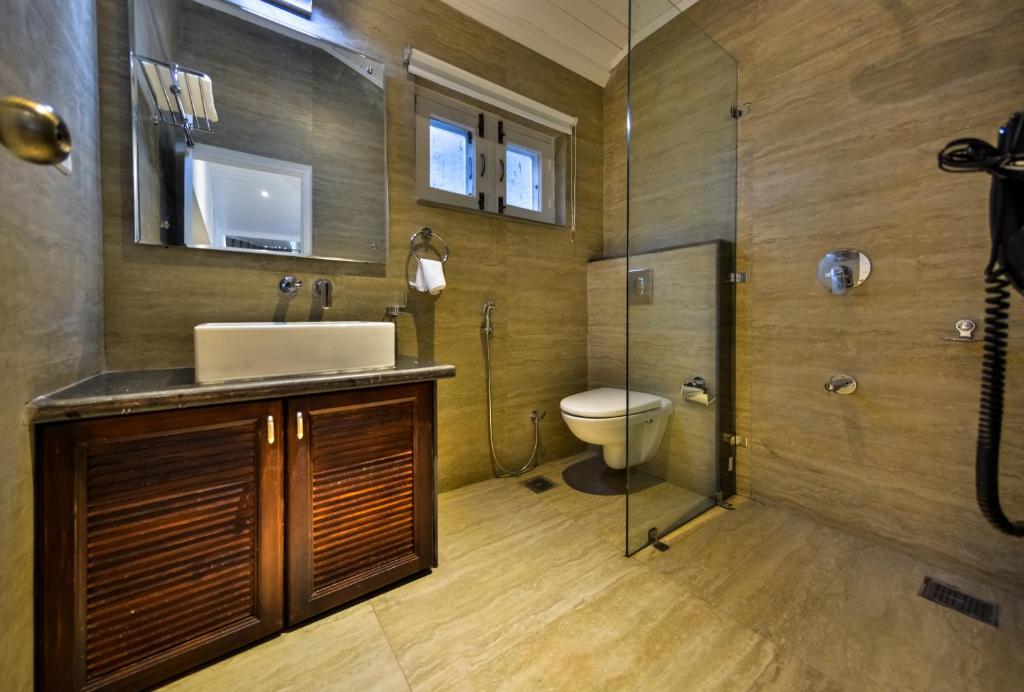 Koupelna v ubytování HOTEL METROPOLIS SRINAGAR