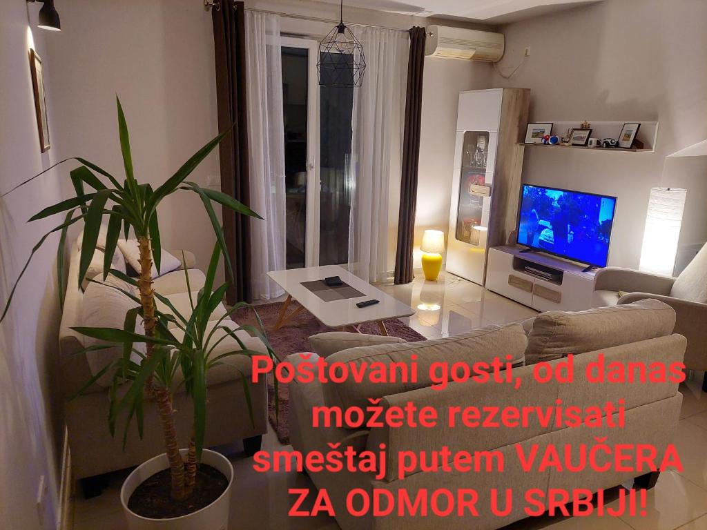TV a/nebo společenská místnost v ubytování A2