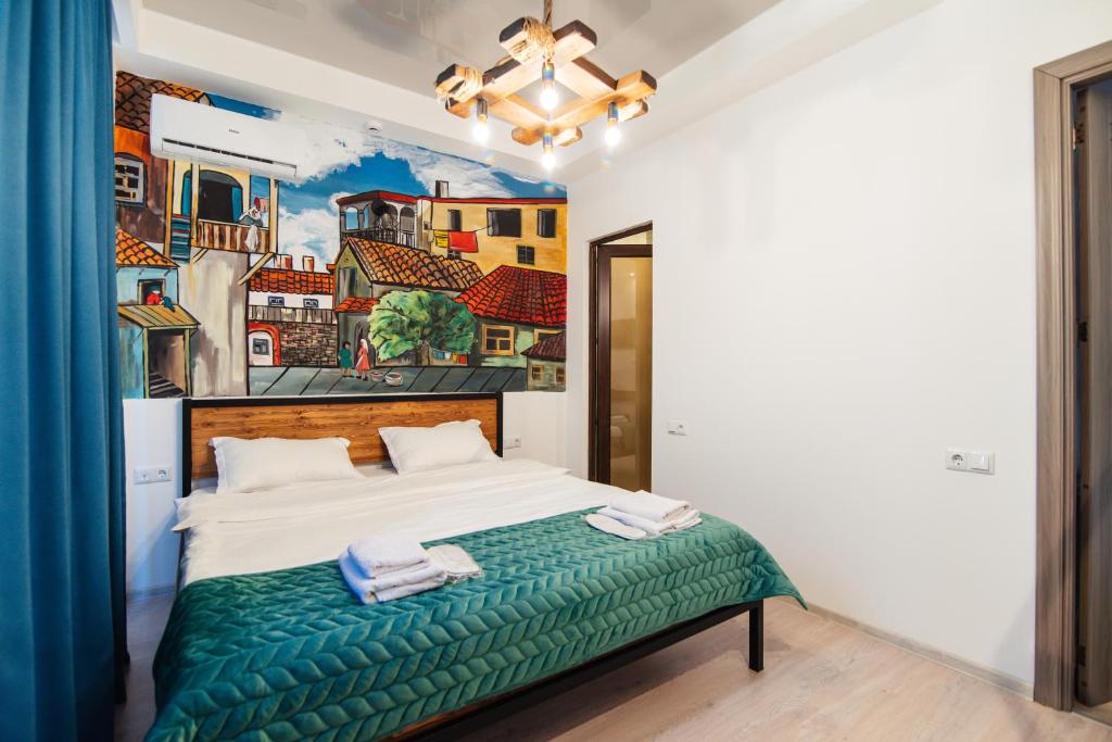 Postel nebo postele na pokoji v ubytování Hotel Boutique George