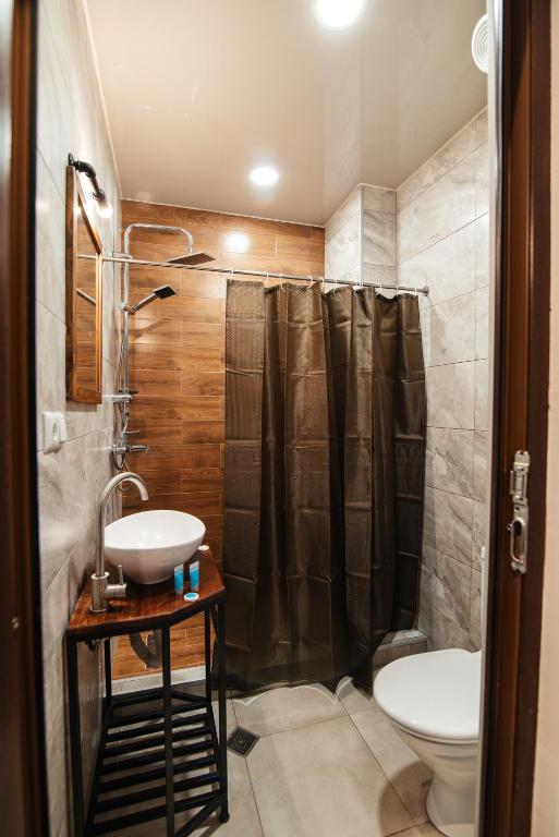 Koupelna v ubytování Hotel Boutique George