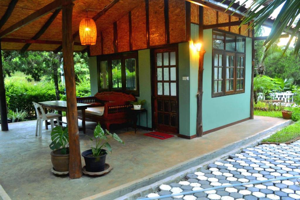 Zahrada ubytování Baan Suan Taboon Homestay