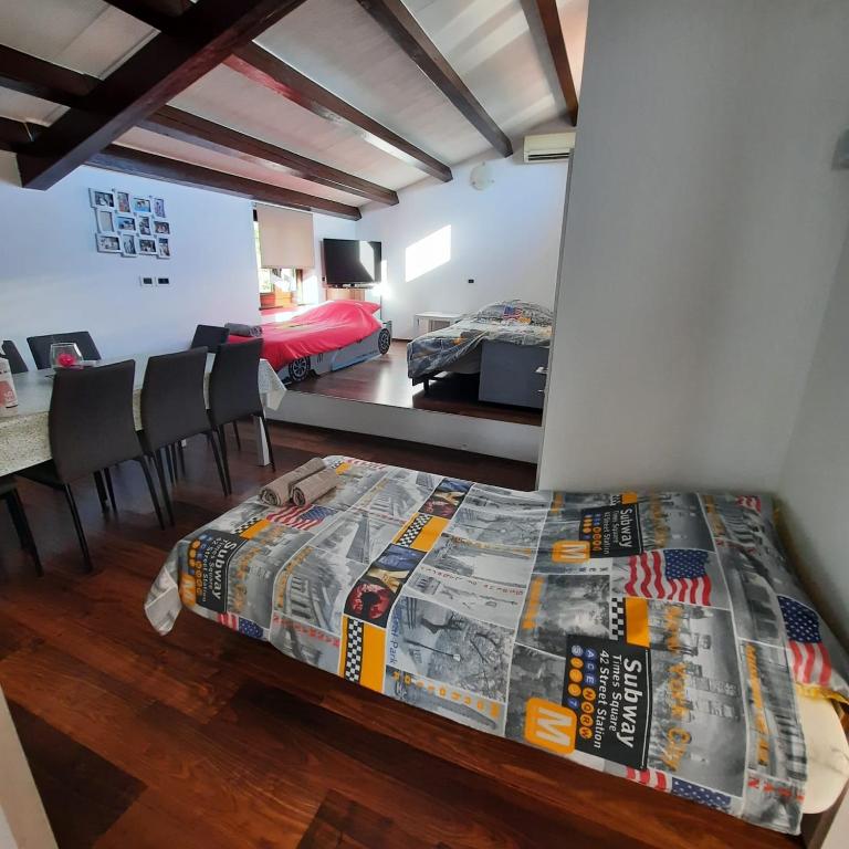 Postel nebo postele na pokoji v ubytování Apartma Rok