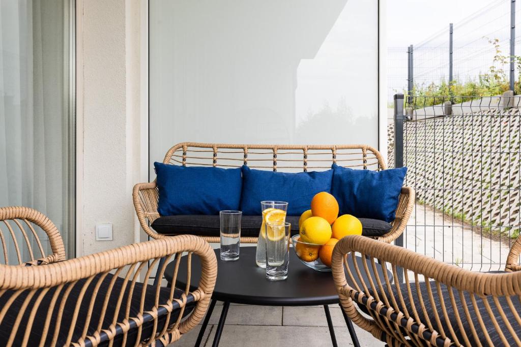 Posedenie v ubytovaní Apartament nr 5 Cetniewo Osada, Władysławowo, duży taras, parking podziemny