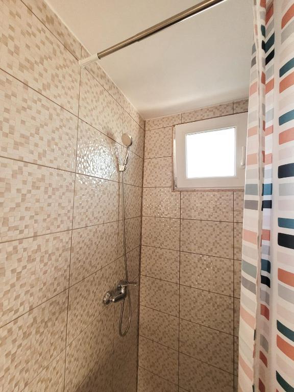 Koupelna v ubytování Cabana Vărad Coronini