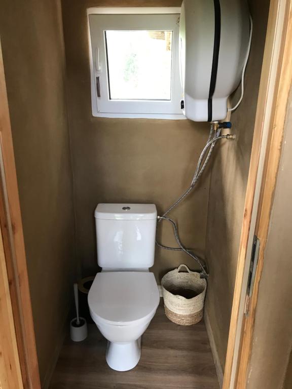 Koupelna v ubytování Kouzelná maringotka