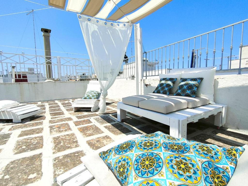 Balkón alebo terasa v ubytovaní Terrazza Alma Bianca