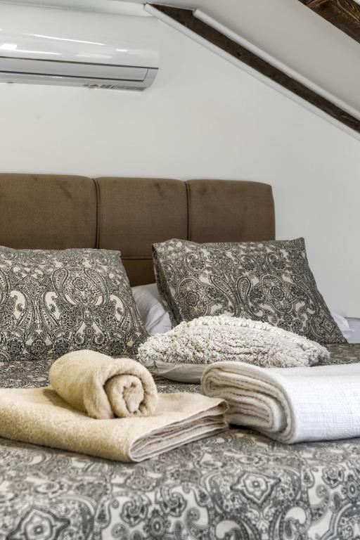 Posteľ alebo postele v izbe v ubytovaní Apartment Yula