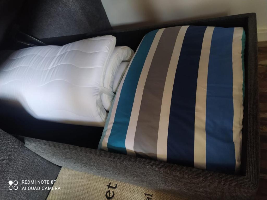 Postel nebo postele na pokoji v ubytování Studio apartman Gradna