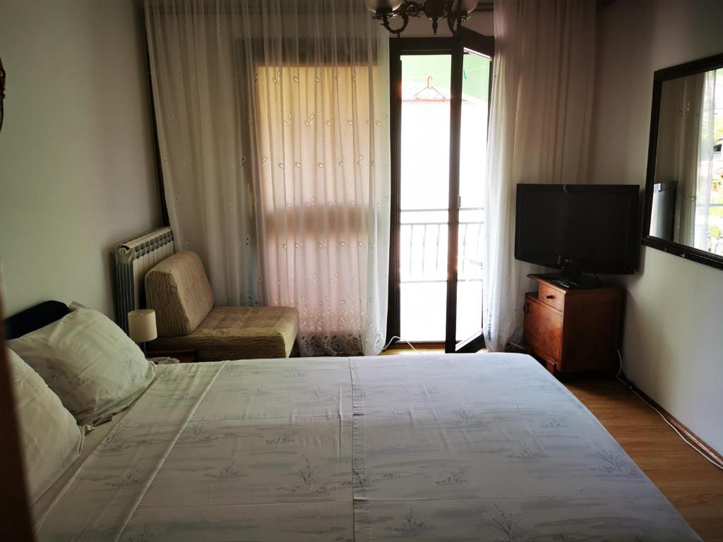 Postel nebo postele na pokoji v ubytování Dašek apartment, near sea&centre
