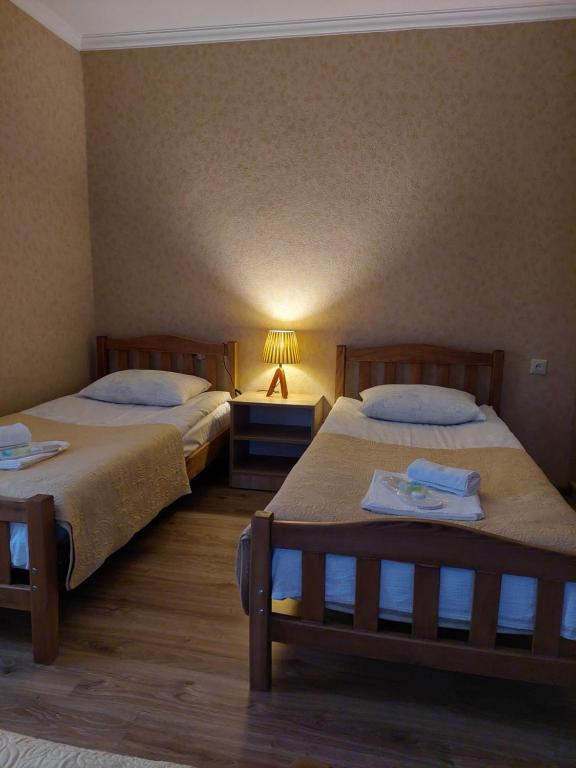Postel nebo postele na pokoji v ubytování Sesilia