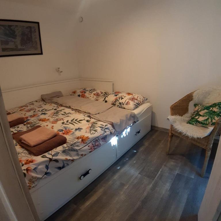 Posteľ alebo postele v izbe v ubytovaní Dom Gościnny "Pod Siódemką"