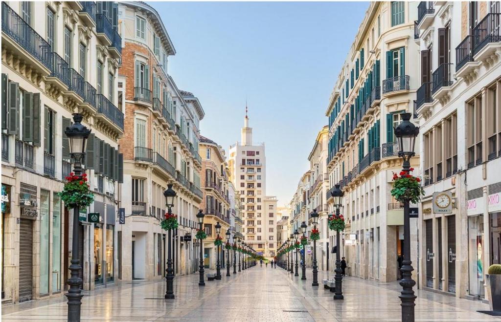 Výhľad na mesto Malaga alebo výhľad na mesto priamo z apartmánu