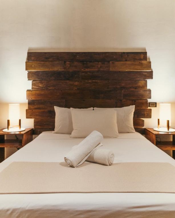 Postel nebo postele na pokoji v ubytování Hotel Sur Bacalar