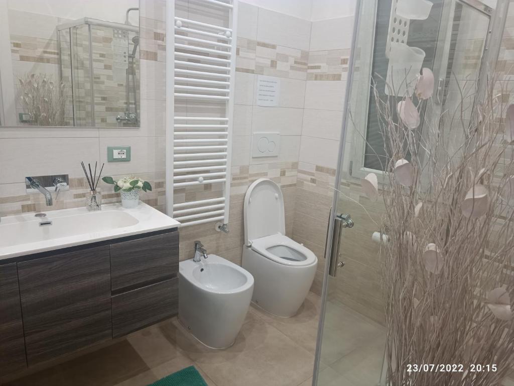 A bathroom at Casa Vedruccio