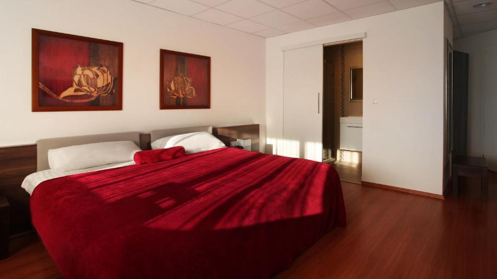 Postel nebo postele na pokoji v ubytování Sós Motel