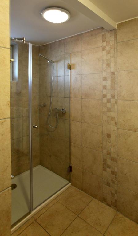 Koupelna v ubytování Sós Motel
