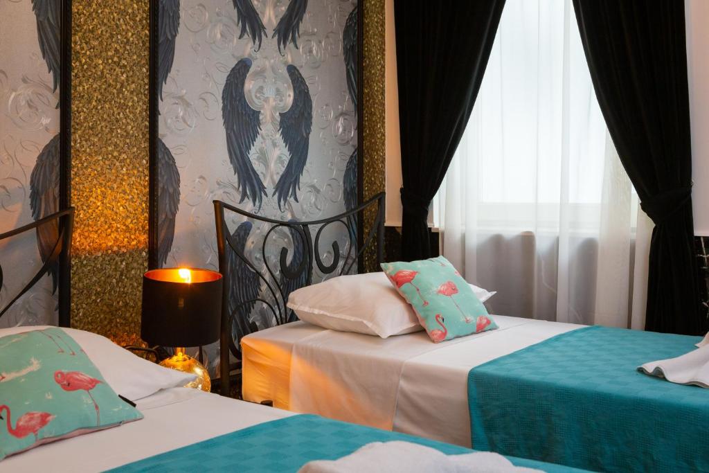 Posteľ alebo postele v izbe v ubytovaní Bajamonti apartment with amazing Split city view