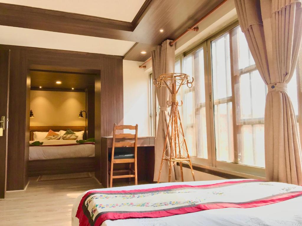 Postel nebo postele na pokoji v ubytování Shiva Guest House
