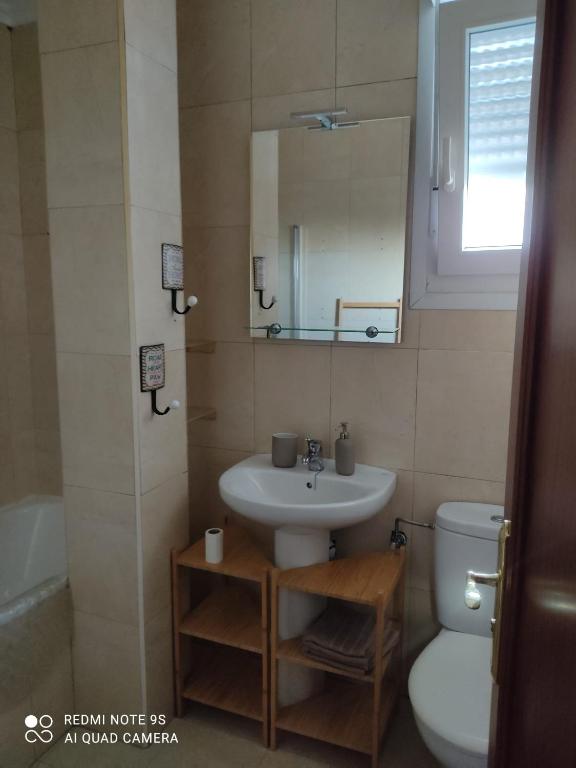 Koupelna v ubytování El Chalet Rosso