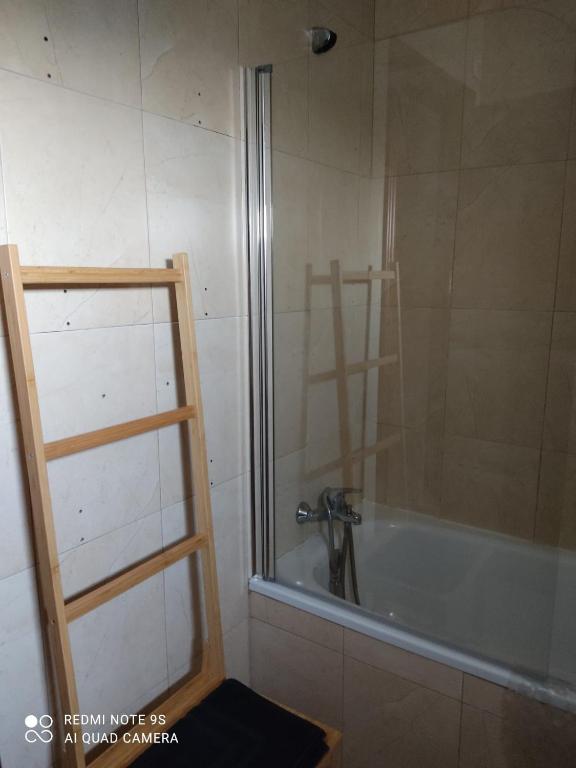 Koupelna v ubytování El Chalet Rosso
