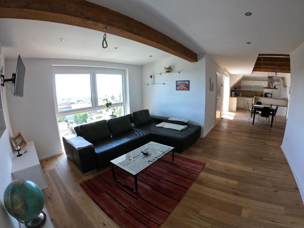 Posezení v ubytování Ferienwohnung Pauli