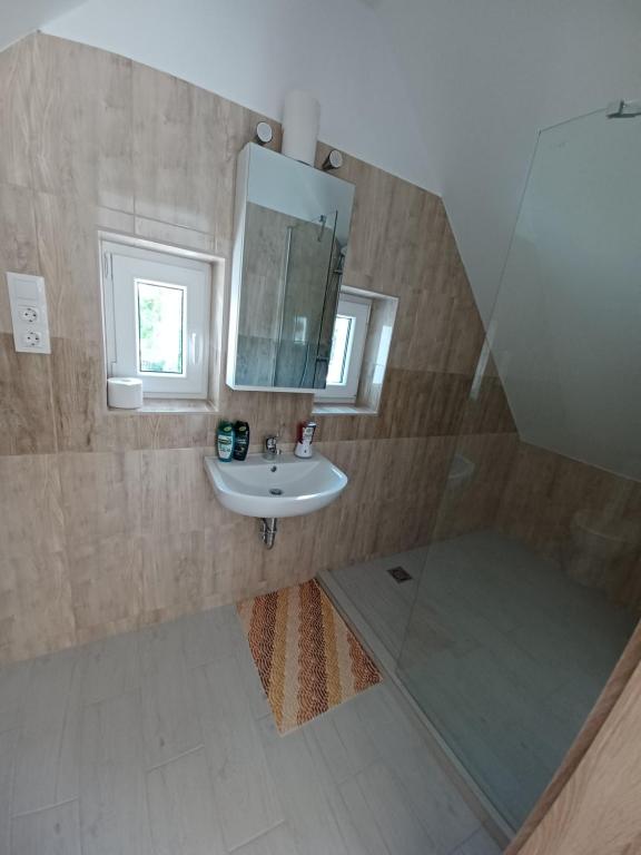 Kúpeľňa v ubytovaní Fazekas Vendégház