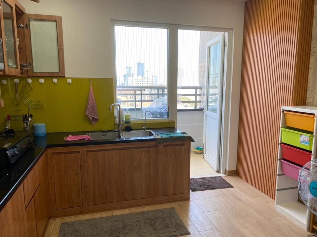 Kuchyň nebo kuchyňský kout v ubytování LH APARTMENT DA NANG