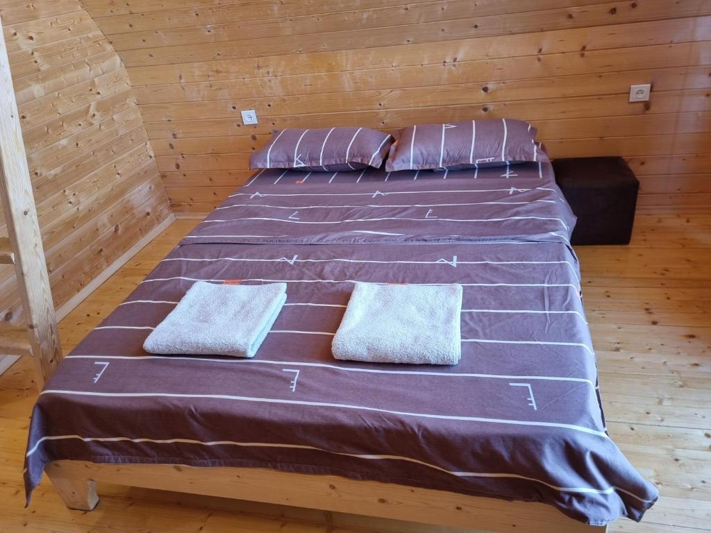 Postel nebo postele na pokoji v ubytování Cottage in Udabno