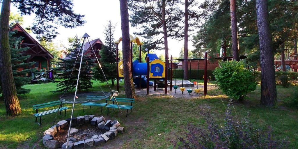 Herní místnost nebo prostor pro děti v ubytování Domki letniskowe BAŁTYK
