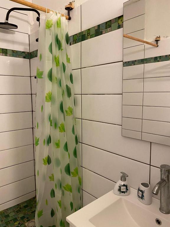 Koupelna v ubytování Tranquillité Vert