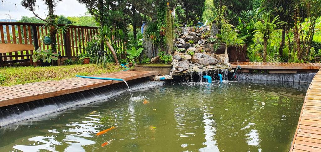 Zahrada ubytování Baan Suan Taboon Homestay