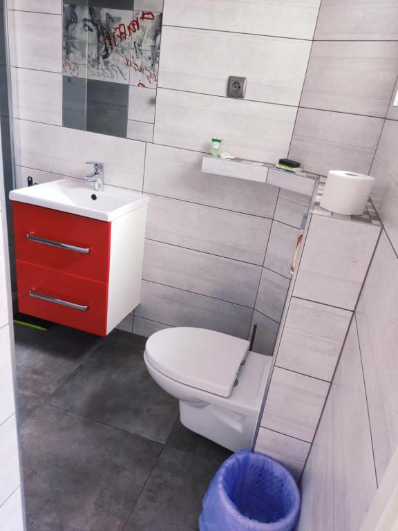 Kúpeľňa v ubytovaní Willa Zefirek