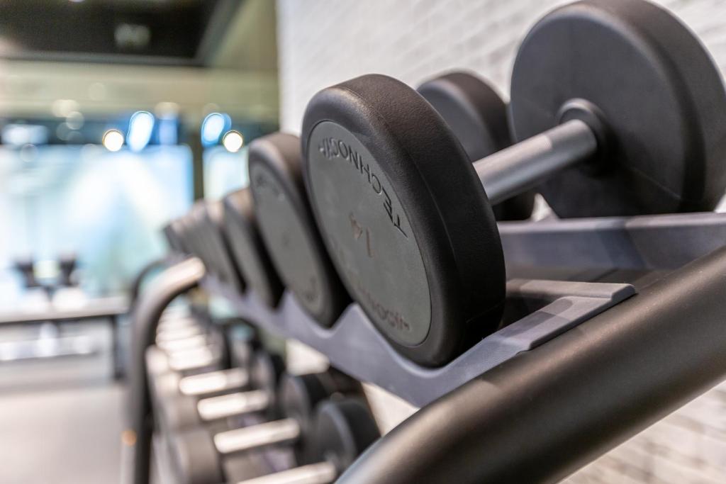 Fitness centrum a/nebo fitness zařízení v ubytování Ivy Garden Hotel Baku
