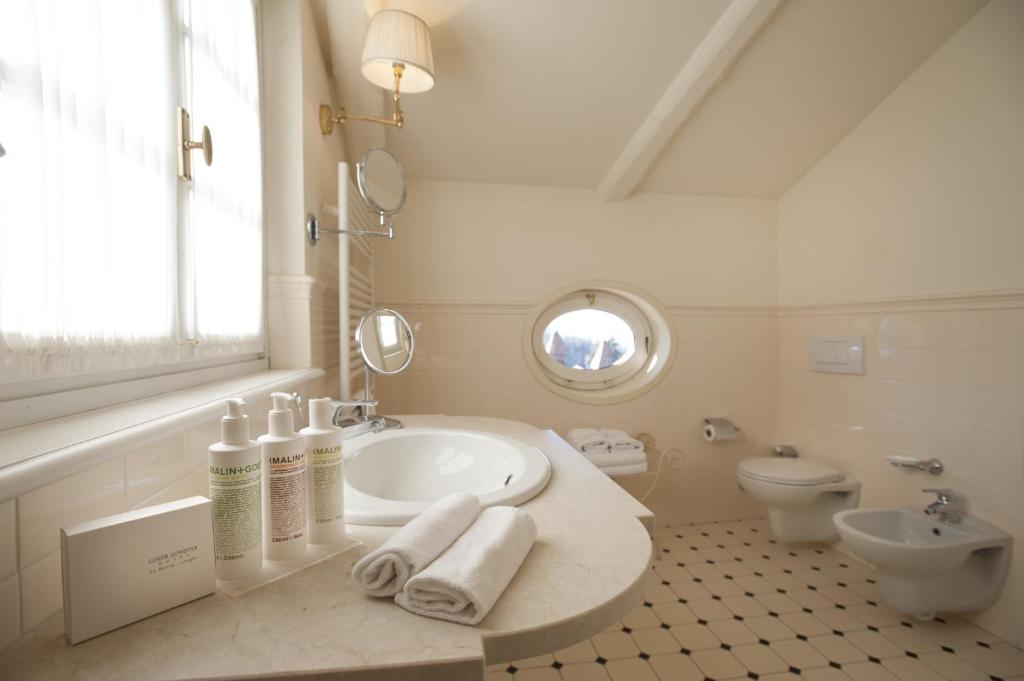 Koupelna v ubytování Corte Gondina Boutique Hotel