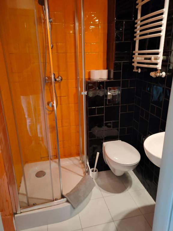 Koupelna v ubytování Lux Hostel - z prywatnymi łazienkami