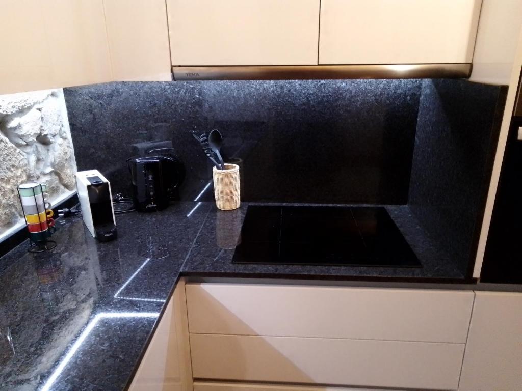 A cozinha ou cozinha compacta de Casa da Florbela