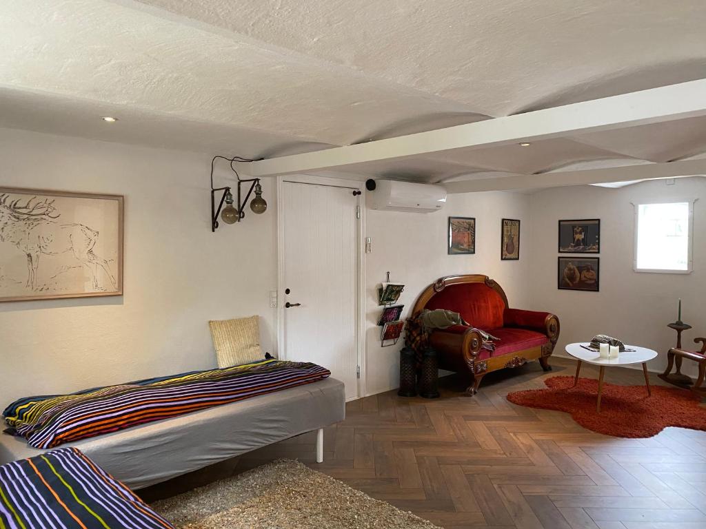 Posezení v ubytování Guldforhoved B&B
